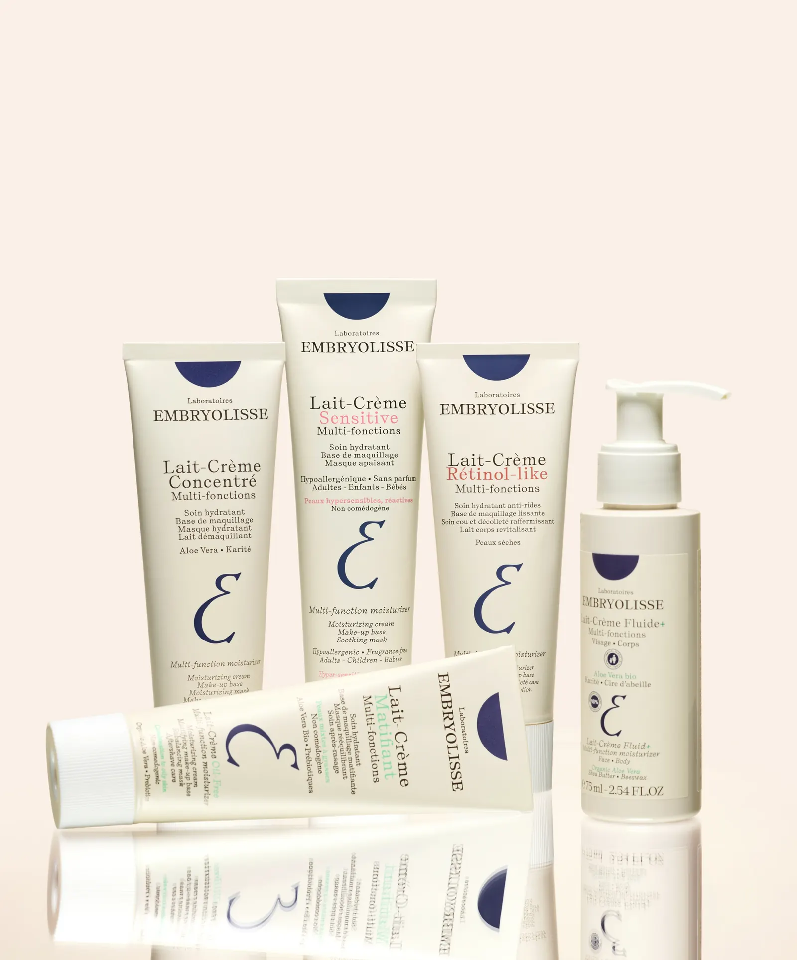 Lait-Crème ailesinin tüpleri