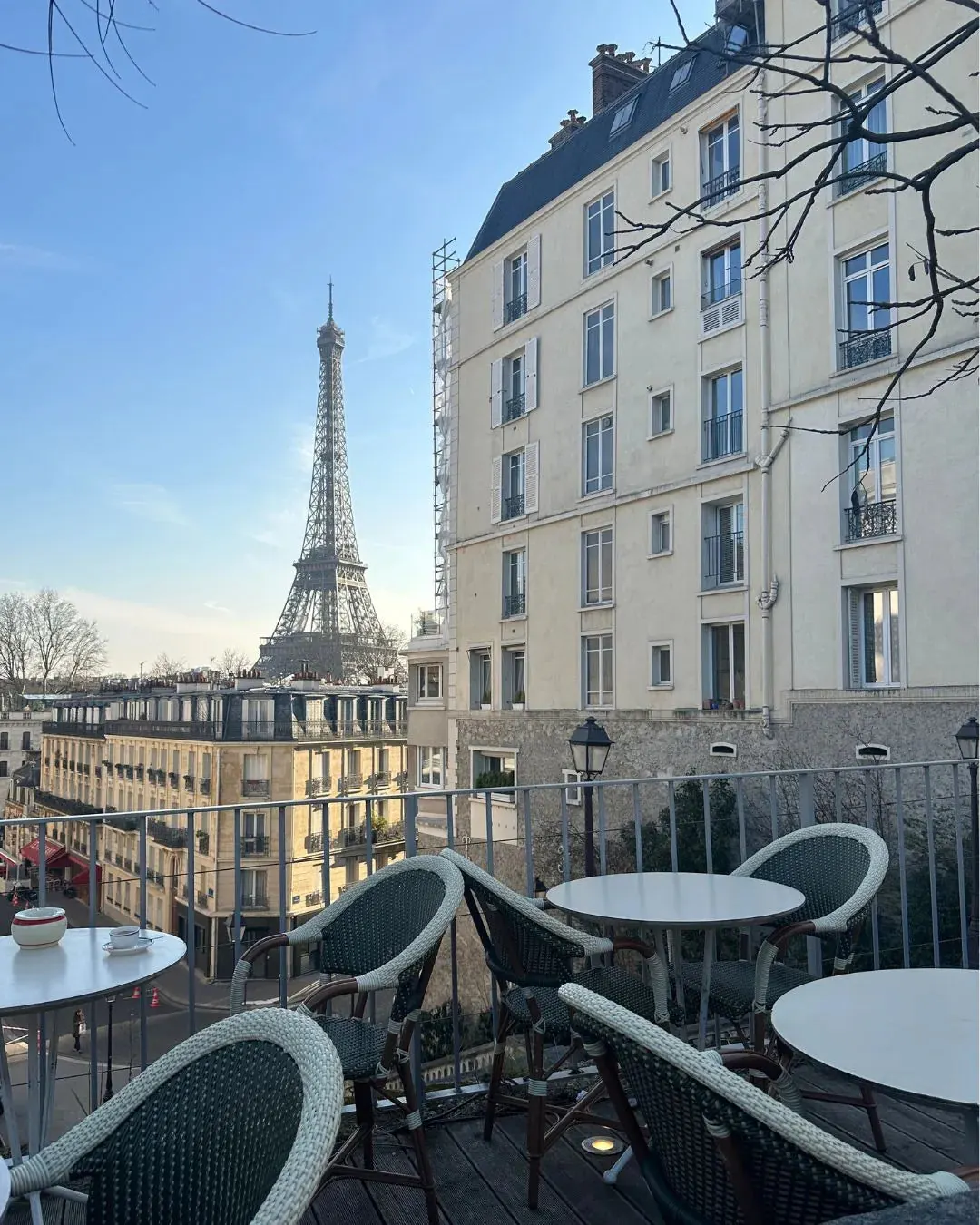 Paris'te bir teras